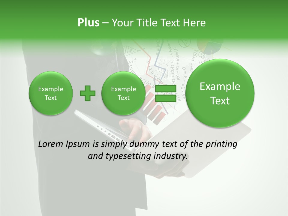 Natural Holding Successful PowerPoint Template