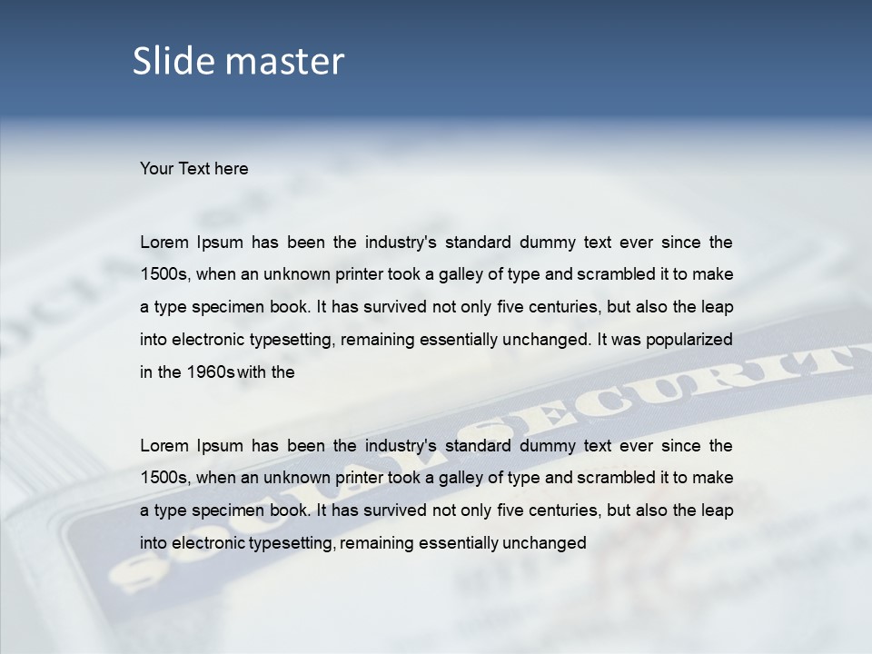 Security Immigration Financial PowerPoint Template