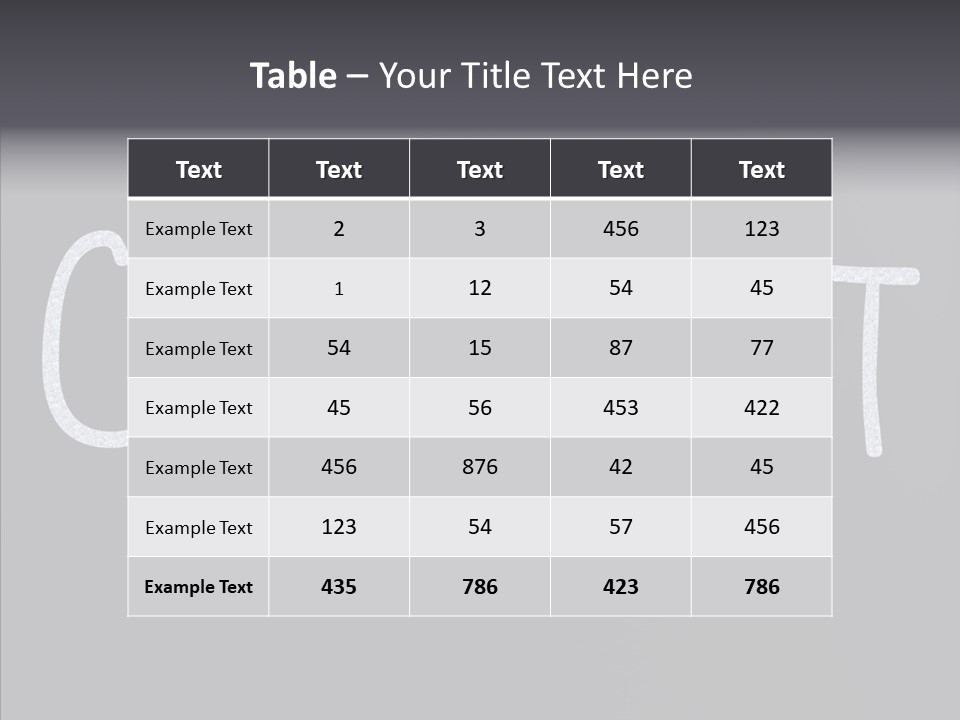 Optimize Ideas Abbreviation PowerPoint Template