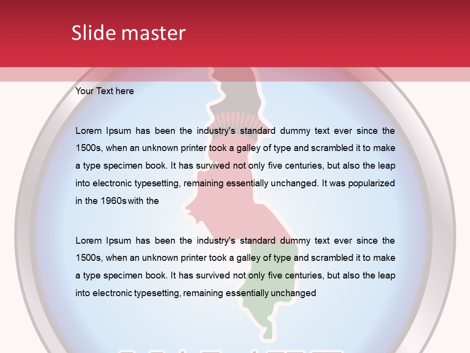 Green Icon Emblem PowerPoint Template