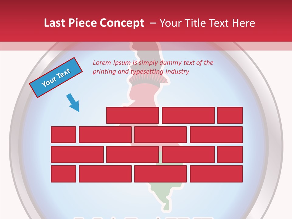 Green Icon Emblem PowerPoint Template