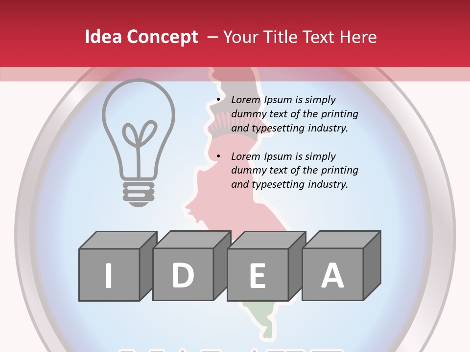 Green Icon Emblem PowerPoint Template