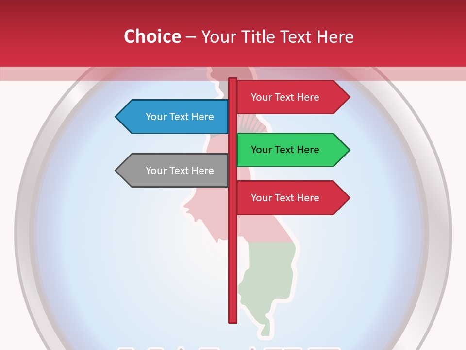 Green Icon Emblem PowerPoint Template