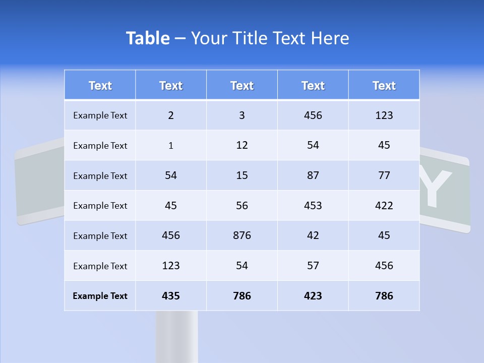 Alphabet Letter Translation PowerPoint Template