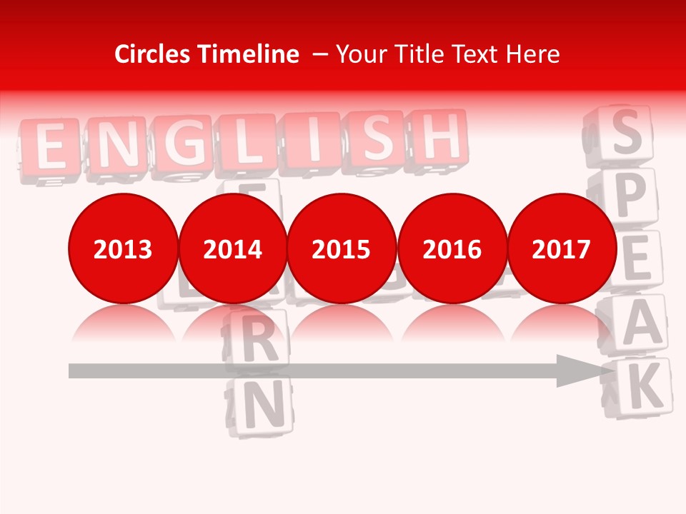 A Crossword Puzzle With English And Spanish Words PowerPoint Template