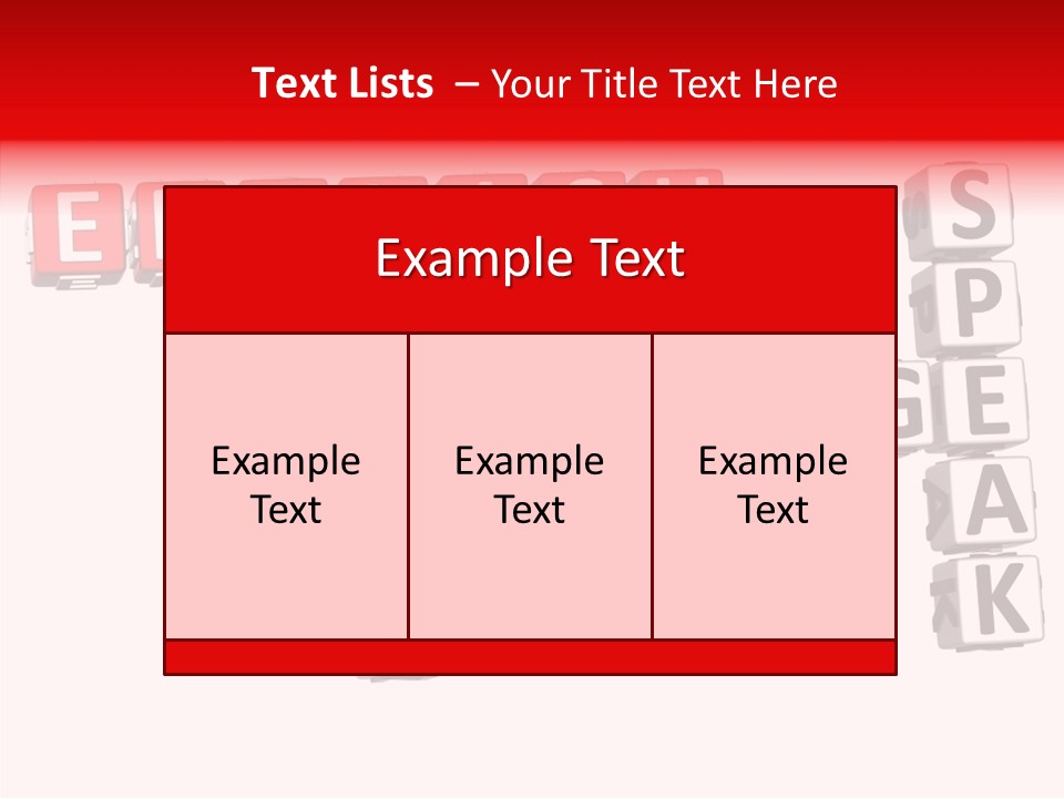 A Crossword Puzzle With English And Spanish Words PowerPoint Template