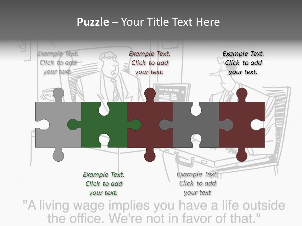 Healthcare Build Strength PowerPoint Template