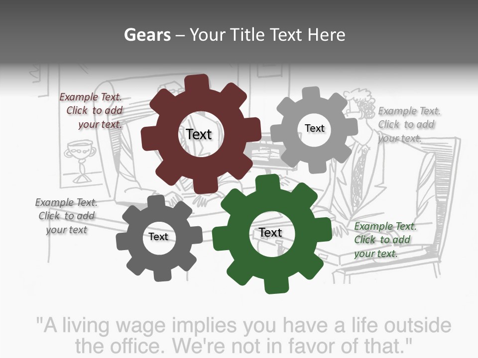 Healthcare Build Strength PowerPoint Template