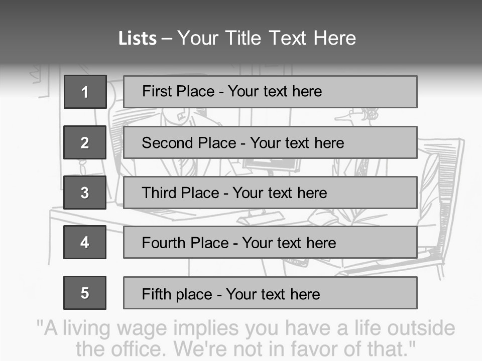 Healthcare Build Strength PowerPoint Template