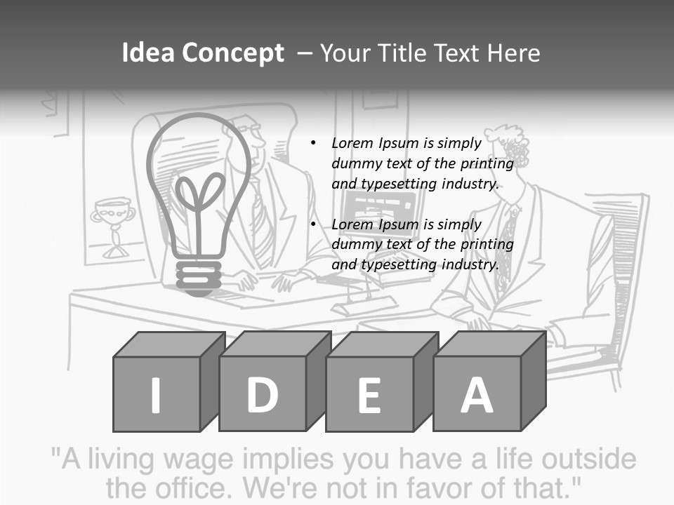 Healthcare Build Strength PowerPoint Template