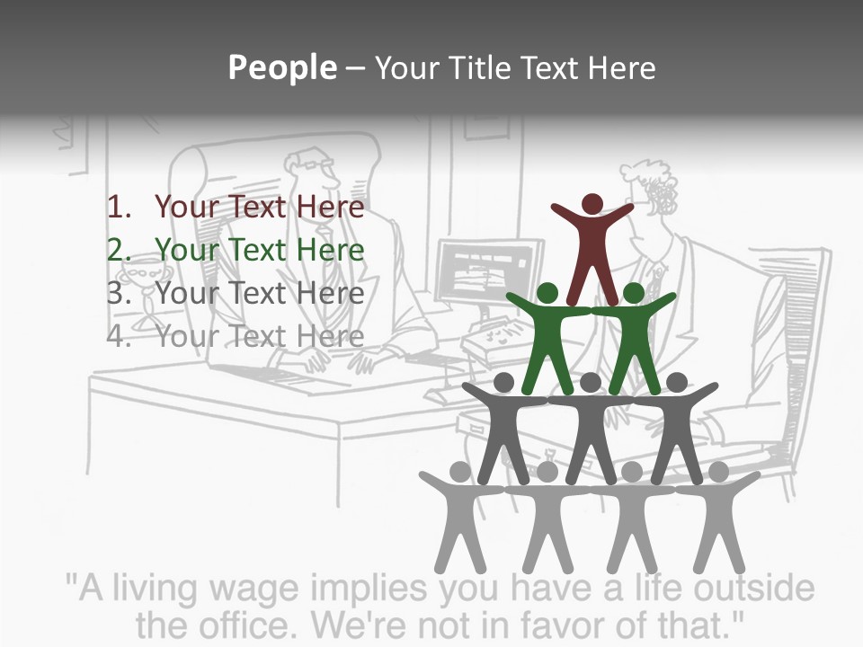 Healthcare Build Strength PowerPoint Template