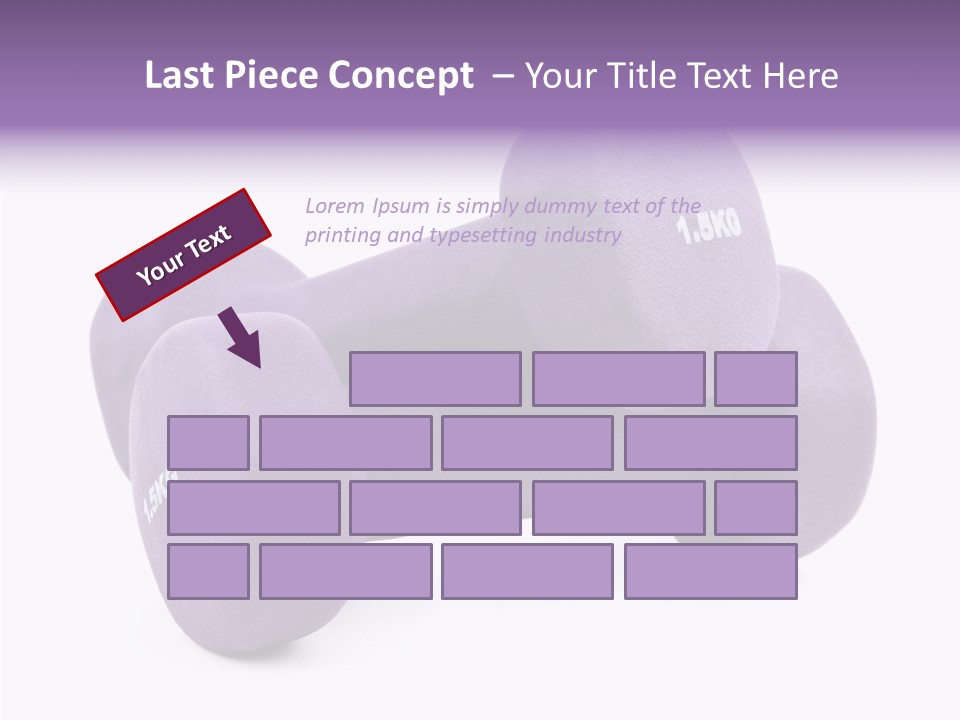 Healthcare Build Strength PowerPoint Template