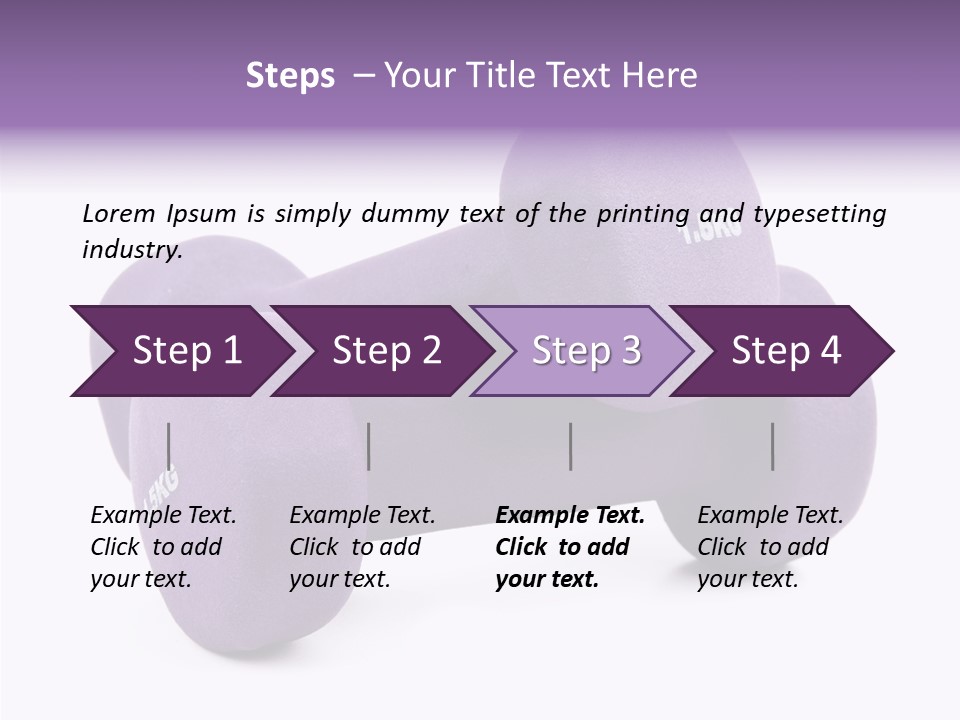 Healthcare Build Strength PowerPoint Template