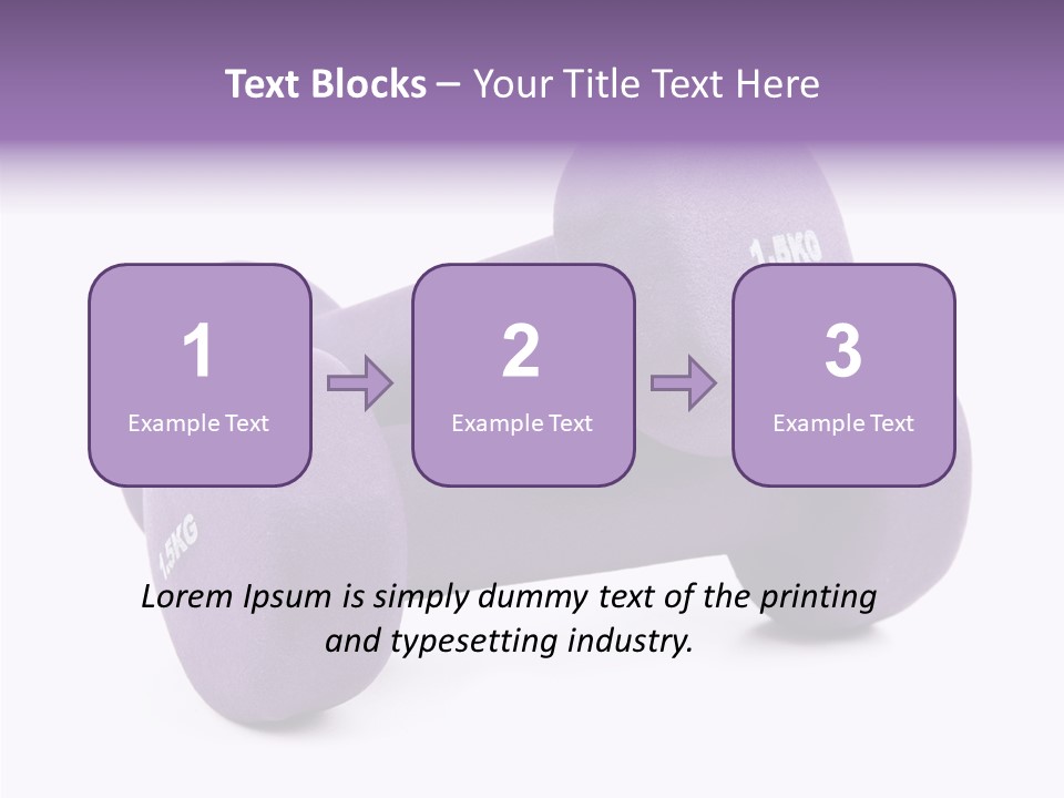 Healthcare Build Strength PowerPoint Template