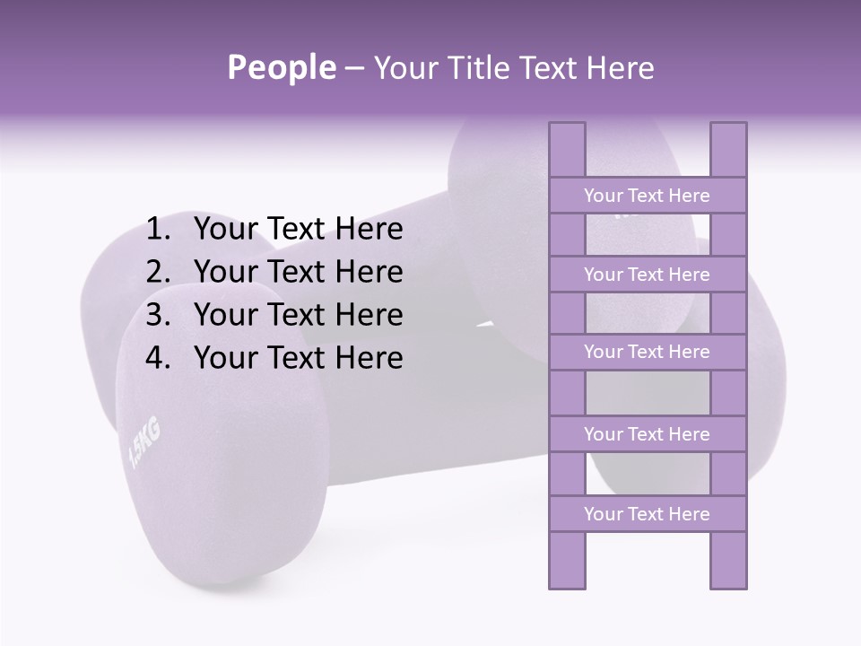 Healthcare Build Strength PowerPoint Template