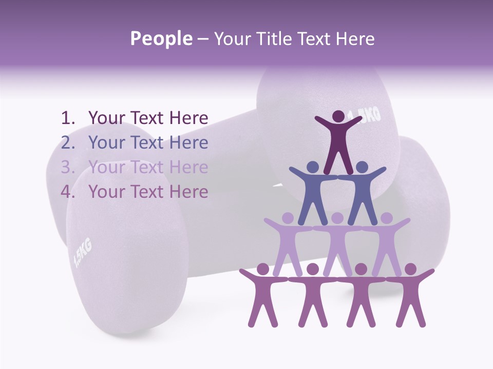 Healthcare Build Strength PowerPoint Template