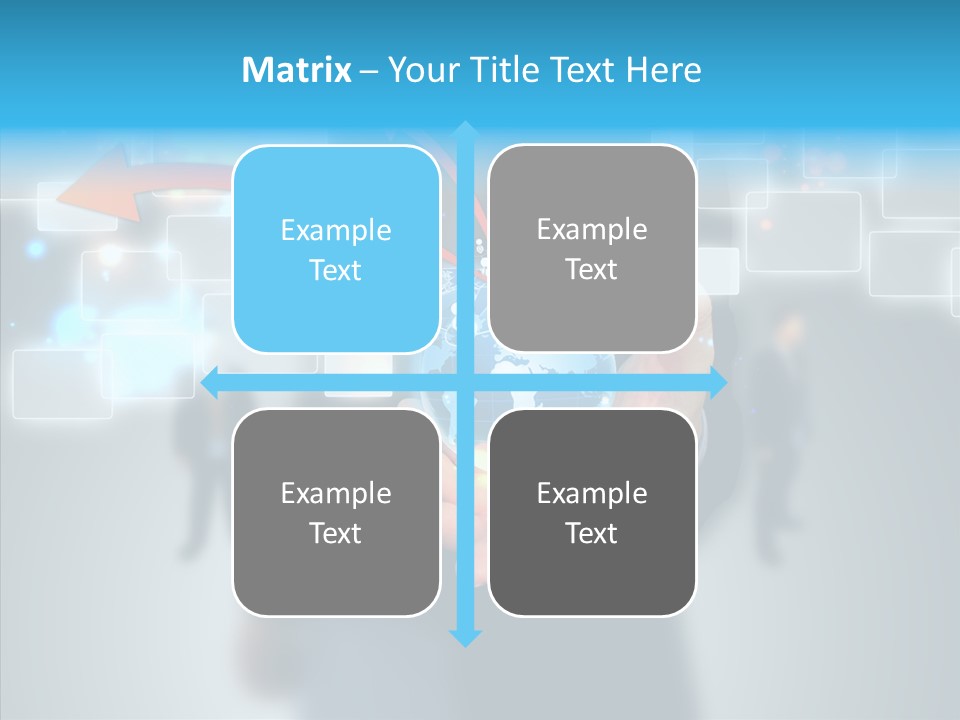 Smile Portrait Search PowerPoint Template