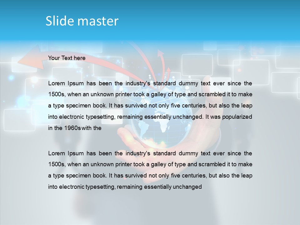 Smile Portrait Search PowerPoint Template