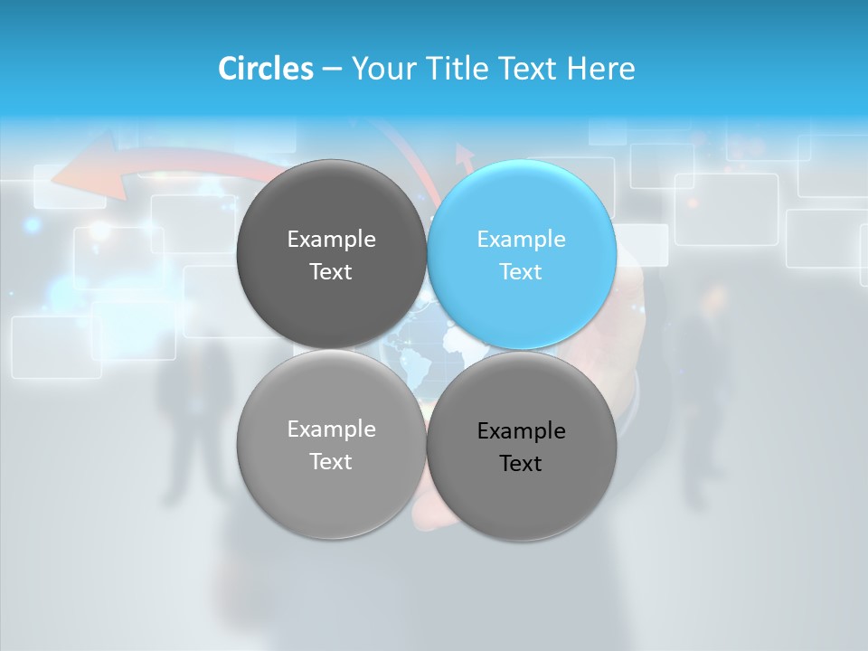 Smile Portrait Search PowerPoint Template