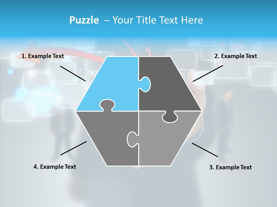 Smile Portrait Search PowerPoint Template
