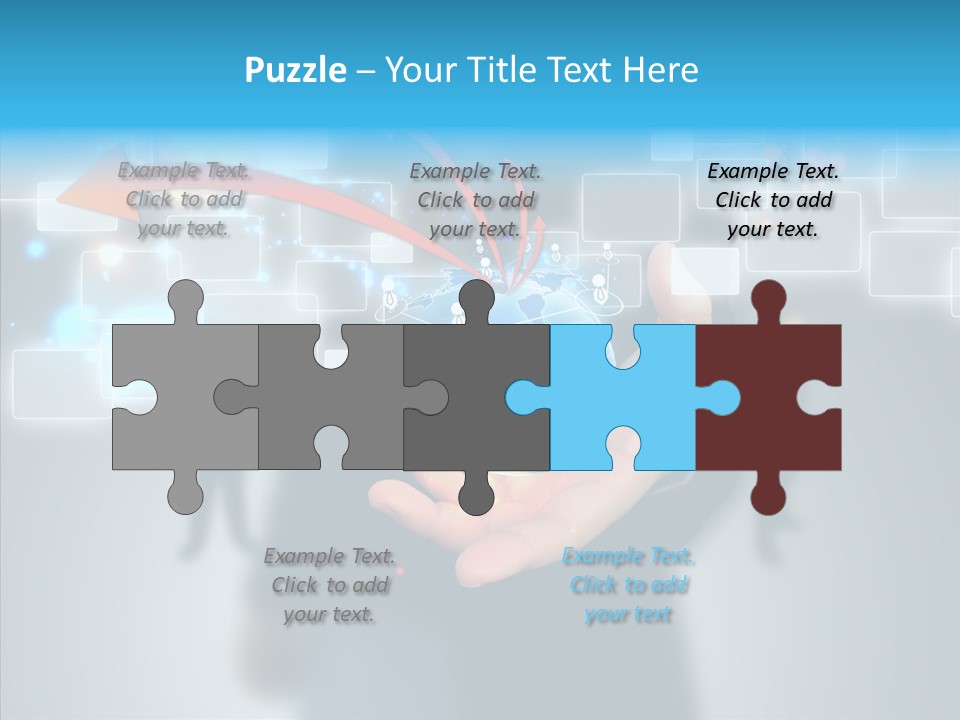 Smile Portrait Search PowerPoint Template