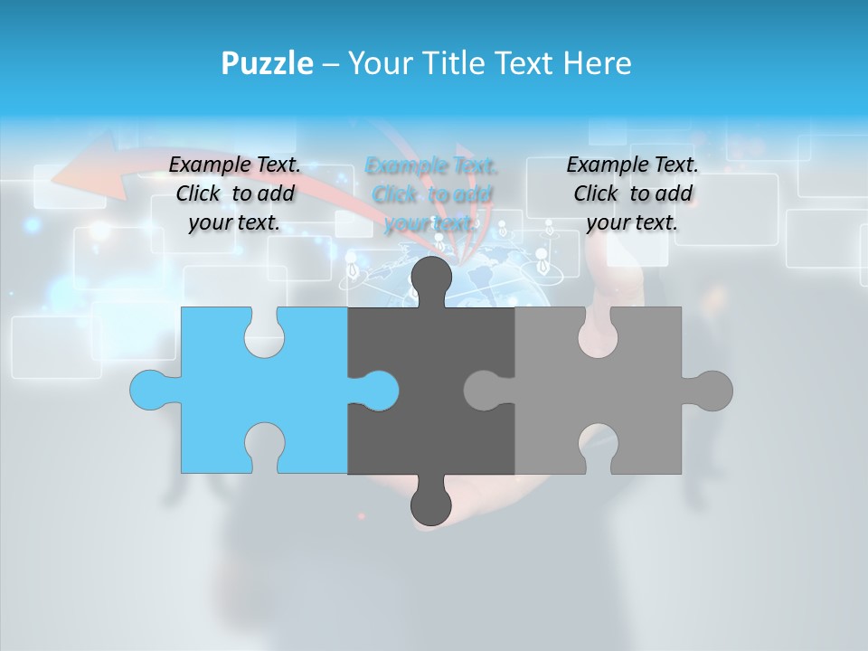 Smile Portrait Search PowerPoint Template