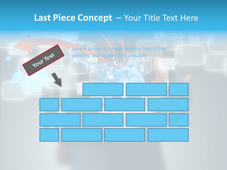 Smile Portrait Search PowerPoint Template