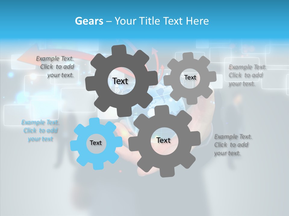 Smile Portrait Search PowerPoint Template