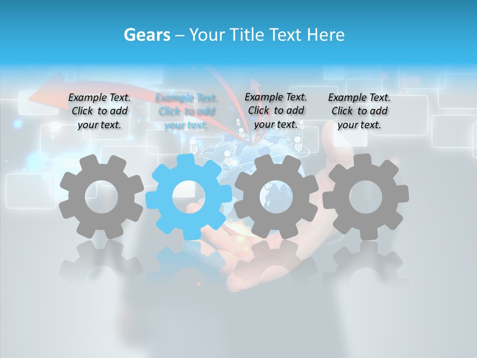 Smile Portrait Search PowerPoint Template