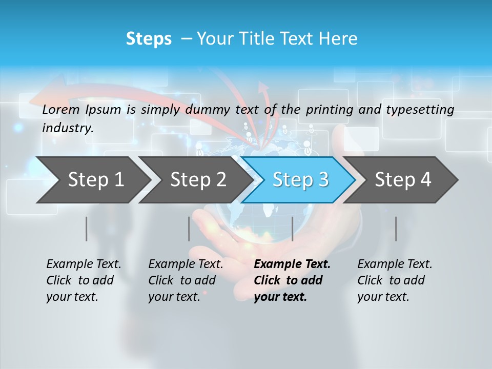 Smile Portrait Search PowerPoint Template