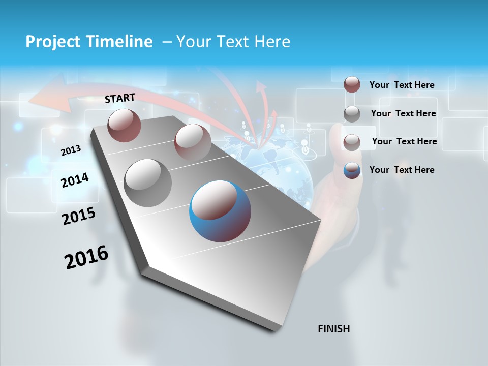 Smile Portrait Search PowerPoint Template