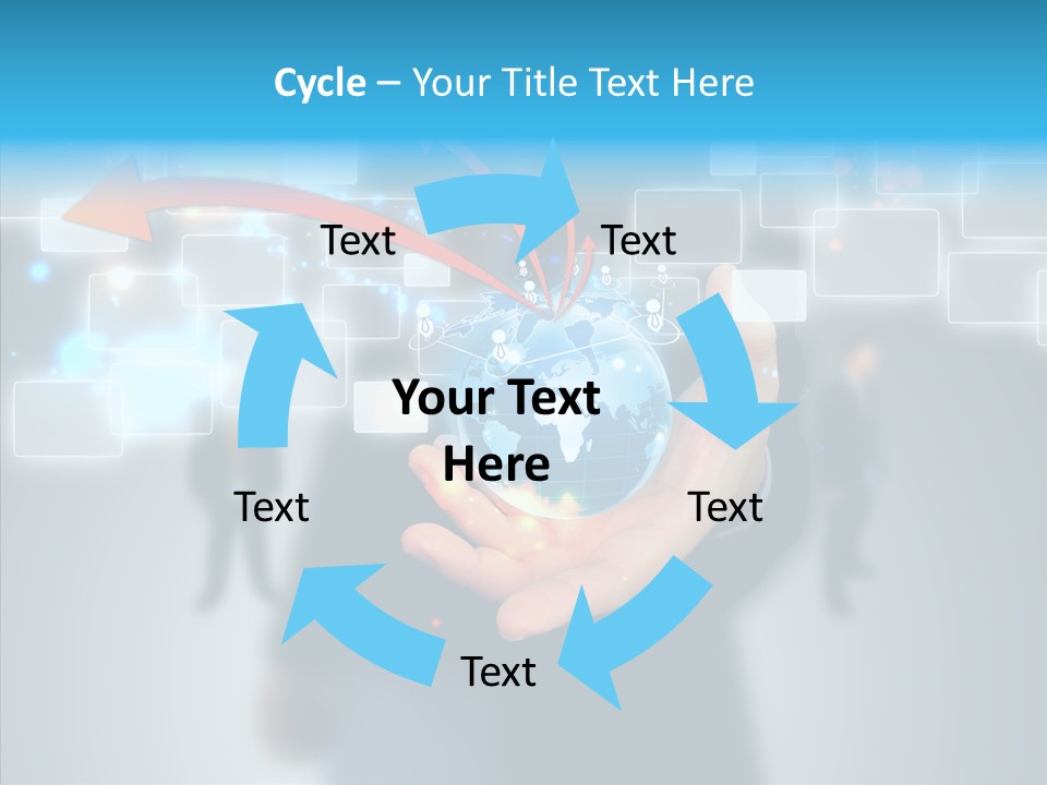 Smile Portrait Search PowerPoint Template