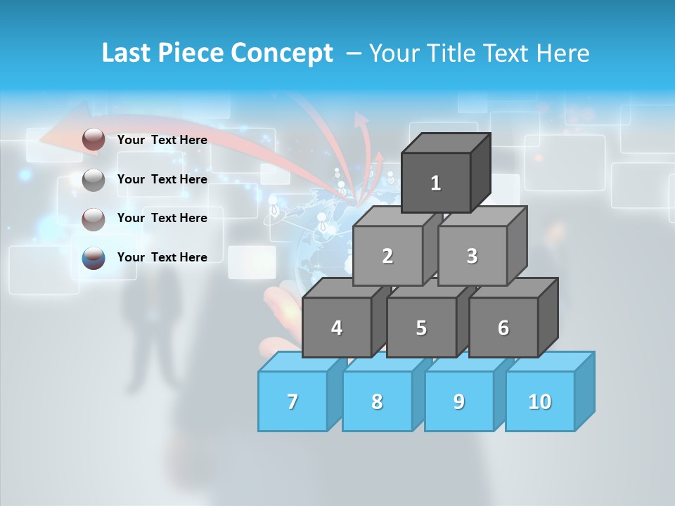 Smile Portrait Search PowerPoint Template
