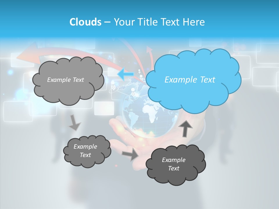 Smile Portrait Search PowerPoint Template