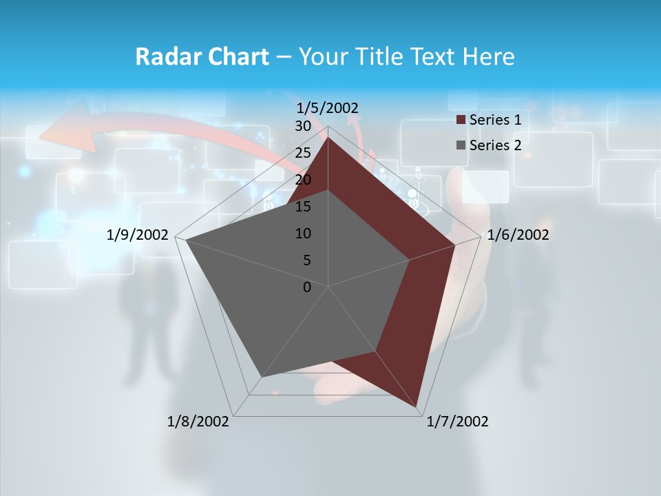 Smile Portrait Search PowerPoint Template