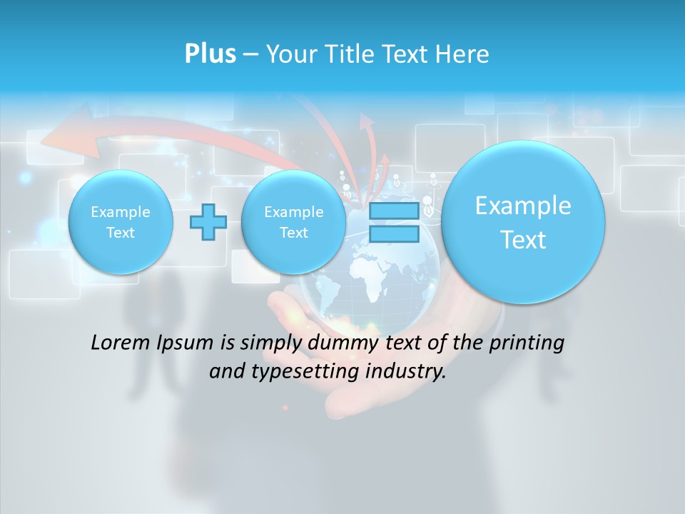 Smile Portrait Search PowerPoint Template