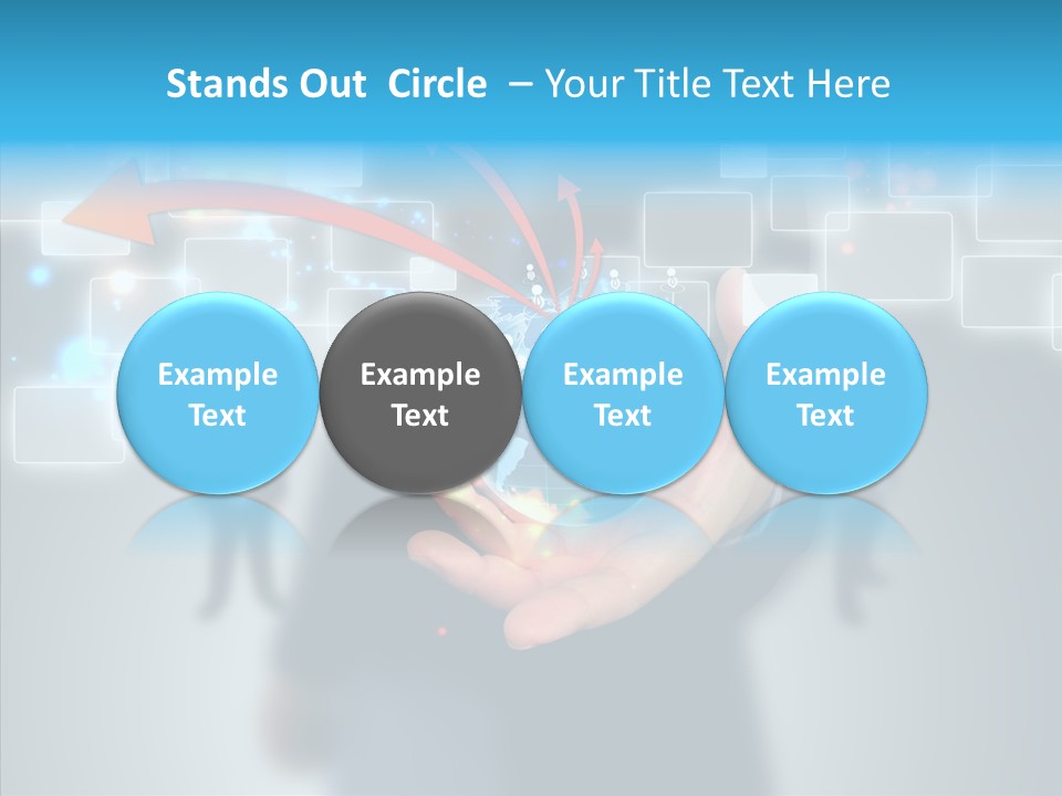 Smile Portrait Search PowerPoint Template