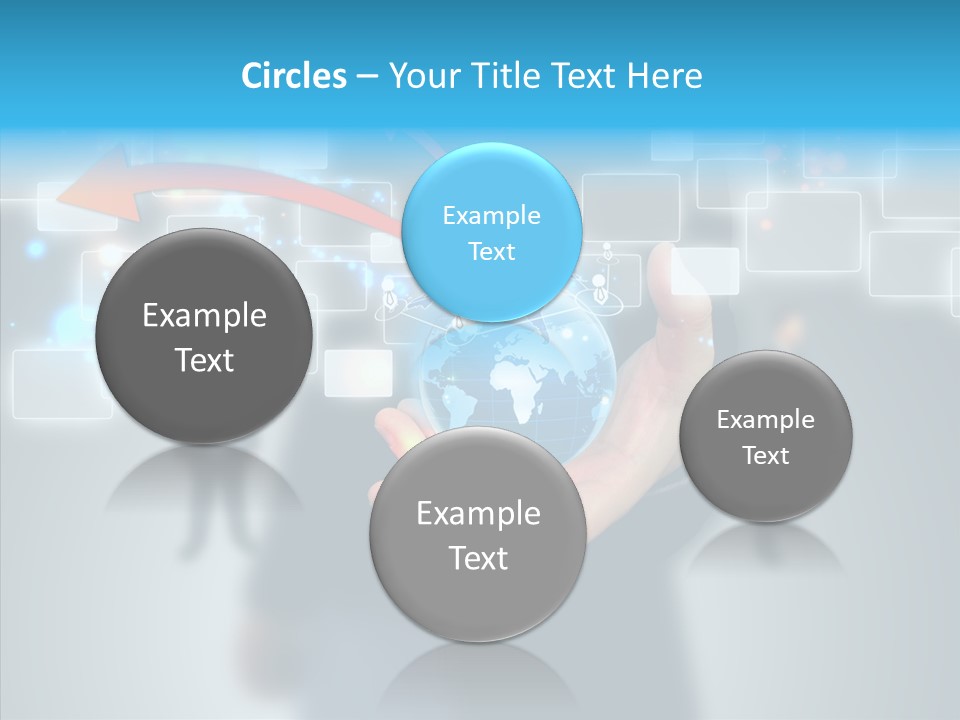 Smile Portrait Search PowerPoint Template