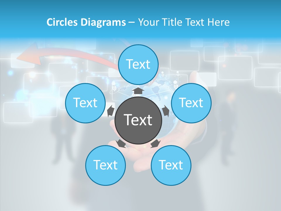 Smile Portrait Search PowerPoint Template