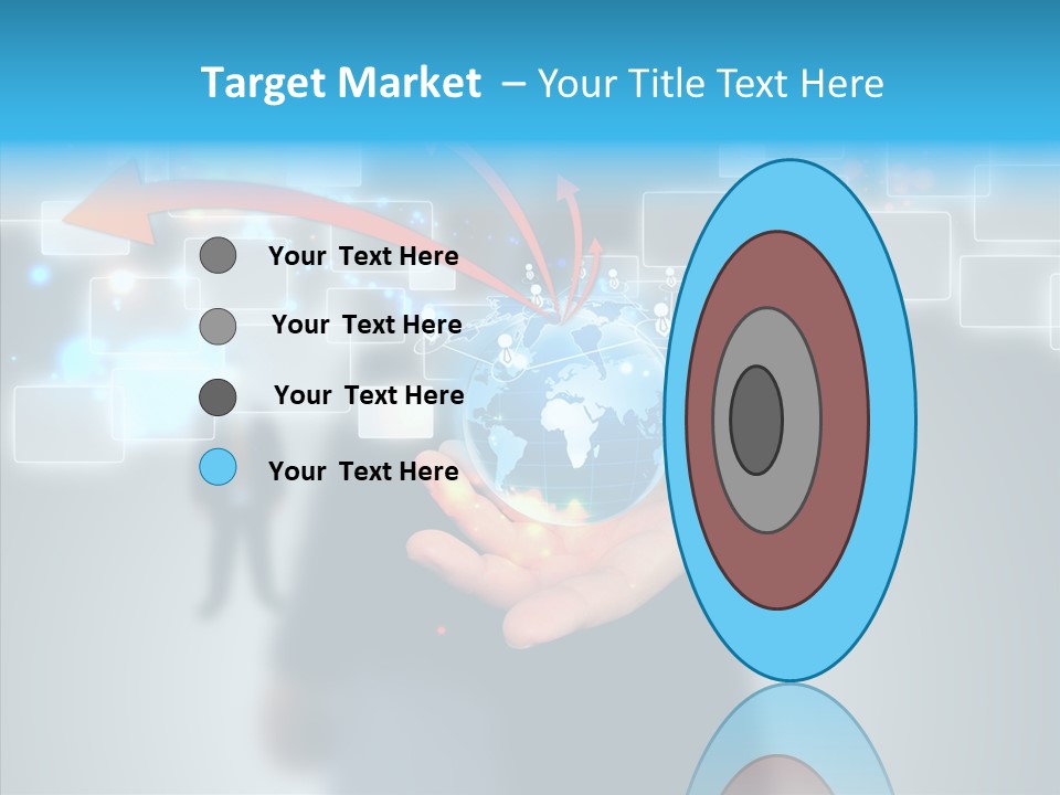 Smile Portrait Search PowerPoint Template