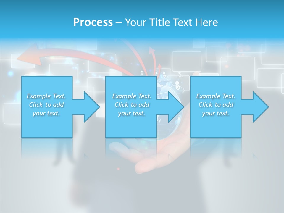 Smile Portrait Search PowerPoint Template