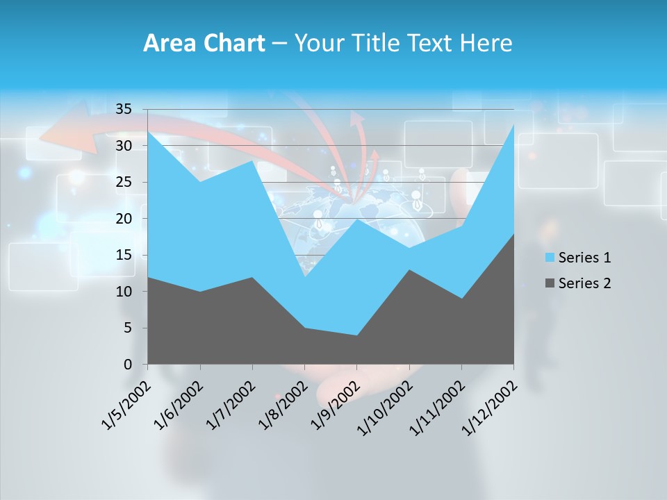 Smile Portrait Search PowerPoint Template