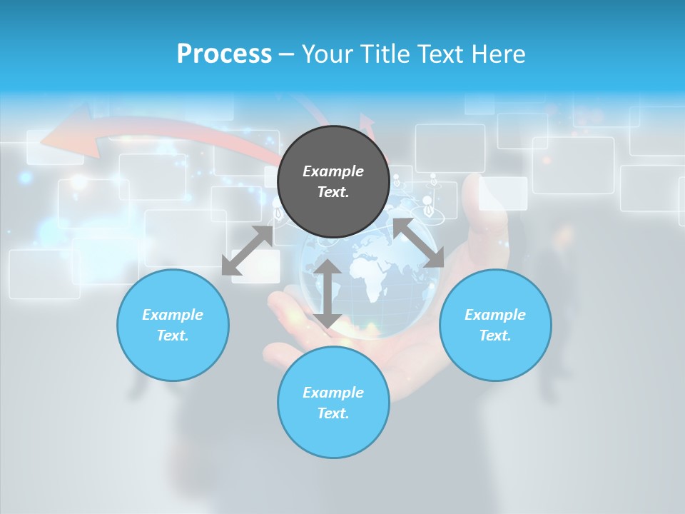 Smile Portrait Search PowerPoint Template