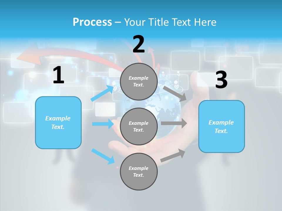 Smile Portrait Search PowerPoint Template
