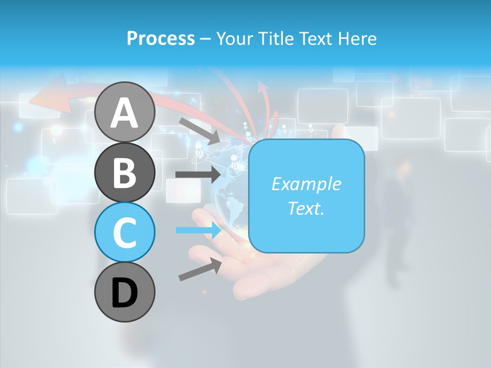 Smile Portrait Search PowerPoint Template