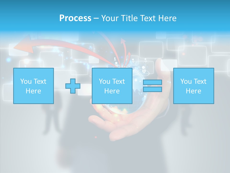 Smile Portrait Search PowerPoint Template