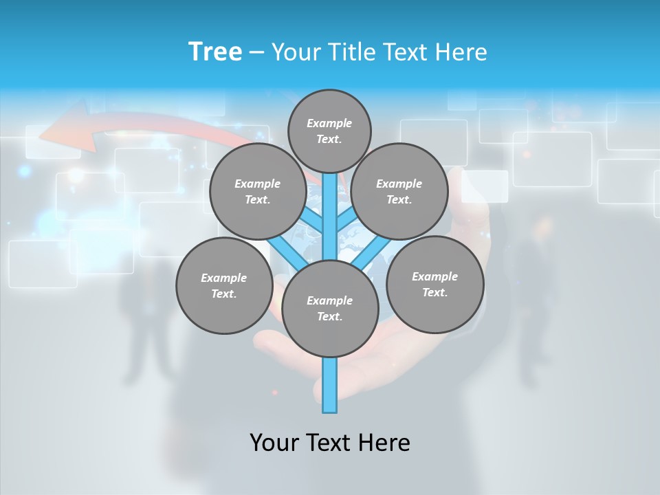 Smile Portrait Search PowerPoint Template