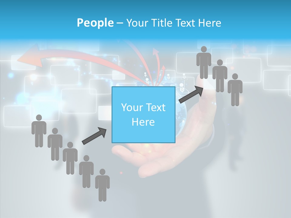 Smile Portrait Search PowerPoint Template