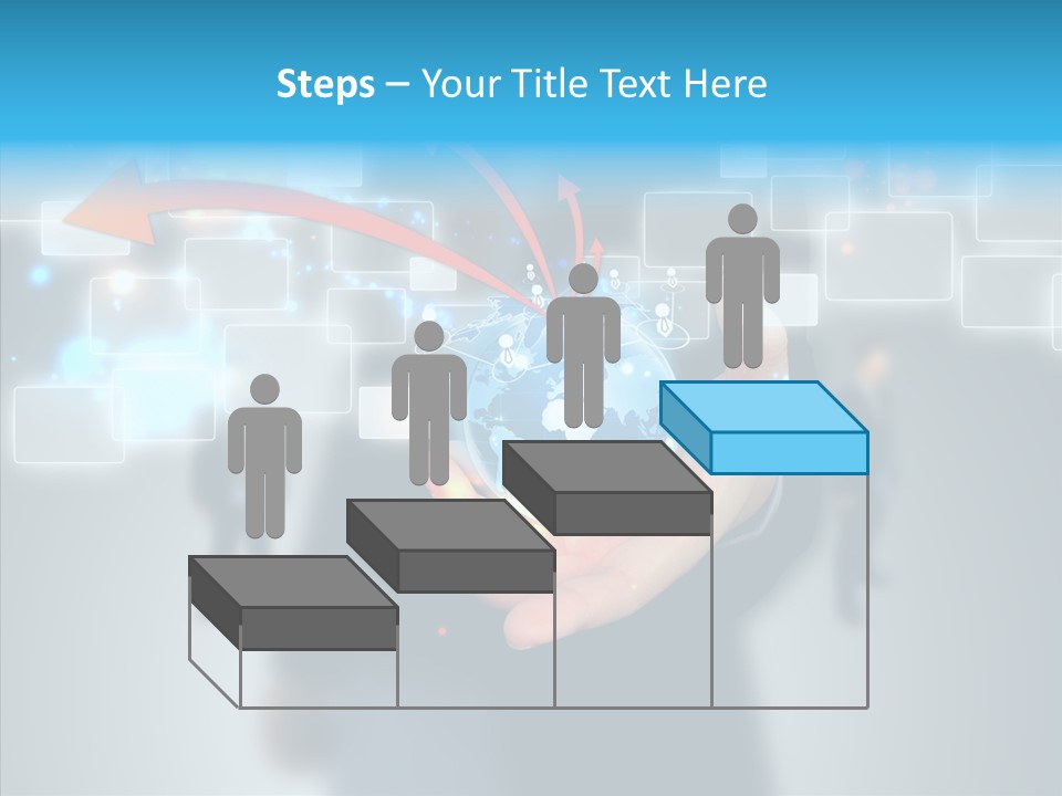 Smile Portrait Search PowerPoint Template