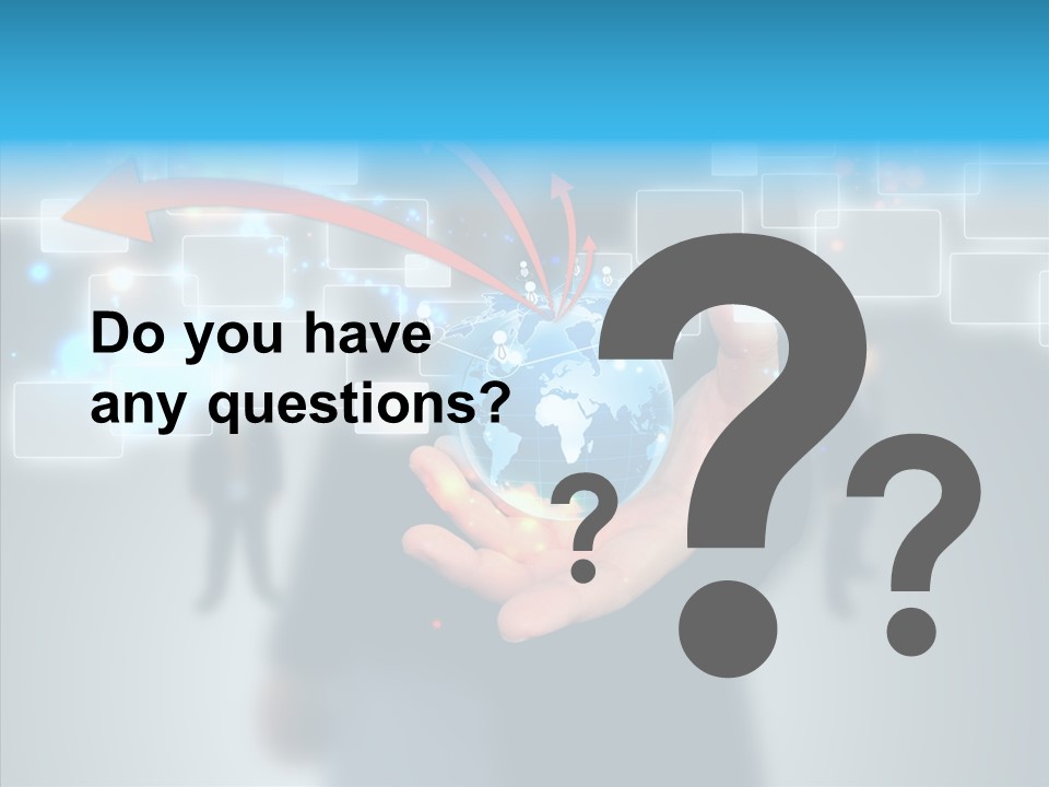 Smile Portrait Search PowerPoint Template